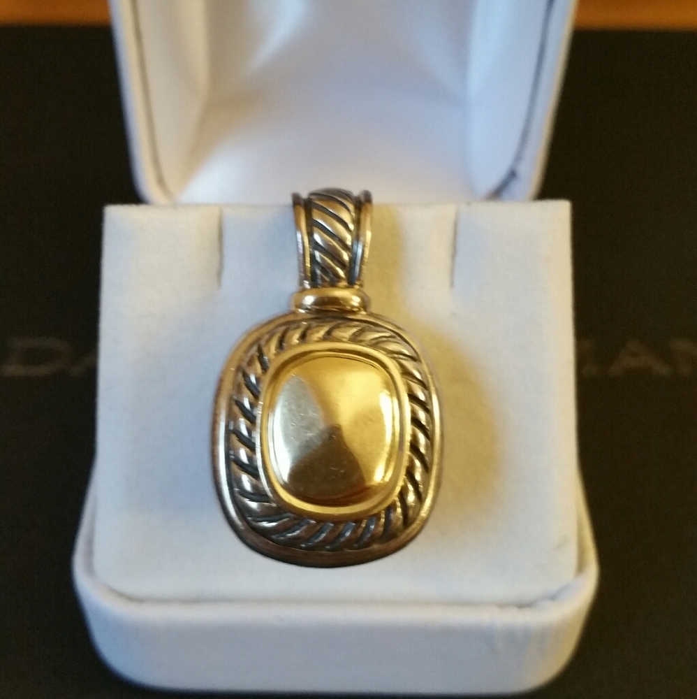 David Yurman 14K Gold/Sterling Silver Enhancer